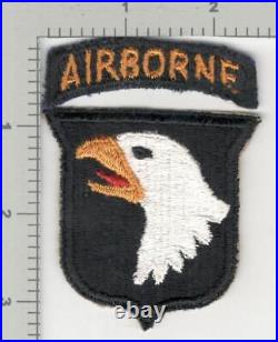 WW 2 US Army 101st Airborne Division Patch & Tab Inv# K4489