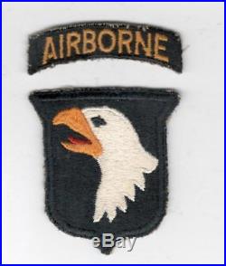 WW 2 US Army 101st Airborne Division Patch & Tab Inv# V862