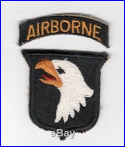 WW 2 US Army 101st Airborne Division Patch & Tab Inv# X144