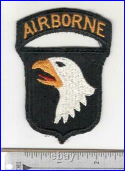 WW 2 US Army 101st Airborne Division Patch With Attached Tab Inv# N352