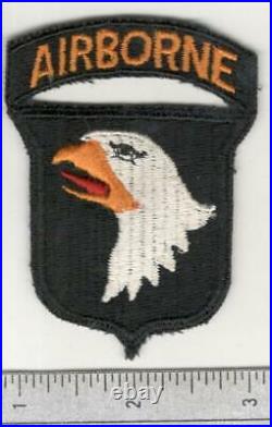 WW 2 US Army 101st Airborne Division Patch With Attached Tab Inv# W712