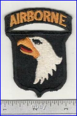 WW 2 US Army 101st Airborne Division Patch With Attached Tab Inv# W716