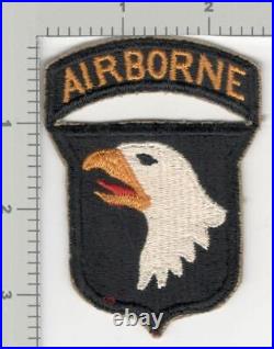 WW 2 US Army 101st Airborne Division Type 3 Patch Attached Tab Inv# K3256