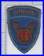 WW 2 US Army 11th Airborne Division Bullion Patch Inv# K2796