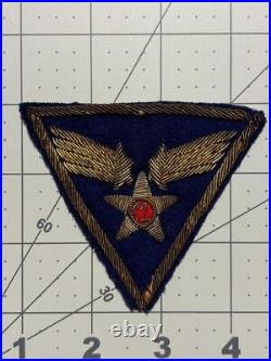 WW 2 US Army 12th Air Force Wool Bullion Patch Inv# K6561