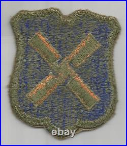 WW 2 US Army 12th Corps OD Border Greenback Patch Inv# H732