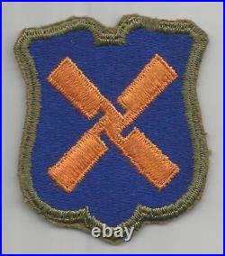 WW 2 US Army 12th Corps OD Border Greenback Patch Inv# H732