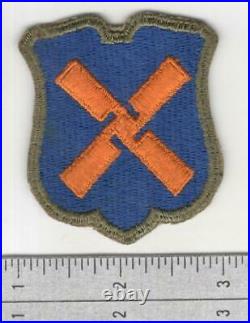 WW 2 US Army 12th Corps OD Border Greenback Patch Inv# S445