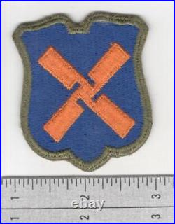 WW 2 US Army 12th Corps OD Border Greenback Patch Inv# S446