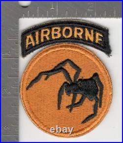WW 2 US Army 135th Airborne Division Patch and Tab Inv# K0969