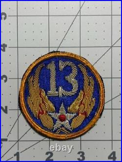 WW 2 US Army 13th Air Force GEMSCO Bullion Patch Inv# K6563