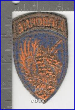 WW 2 US Army 13th Airborne Division Blue Border Greenback Patch Inv# K0957