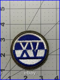 WW 2 US Army 15th Corps OD Border Patch Inv# K7373