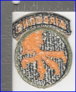 WW 2 US Army 17th Airborne Division Patch Attached Tab Inv# K0964