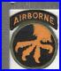 WW 2 US Army 17th Airborne Division Patch Attached Tab Inv# K0966