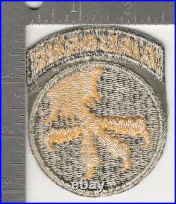 WW 2 US Army 17th Airborne Division Patch Attached Tab Inv# K0998