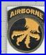 WW 2 US Army 17th Airborne Division Patch Attached Tab Inv# K4421
