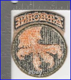 WW 2 US Army 17th Airborne Division Reversed Talon Patch Attached Tab Inv# K0965