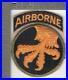 WW 2 US Army 17th Airborne Division Reversed Talon Patch Attached Tab Inv# K0997