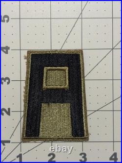 WW 2 US Army 1st Army DEM or DEML Greenback Patch Inv# K6924