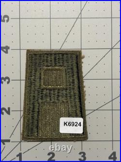 WW 2 US Army 1st Army DEM or DEML Greenback Patch Inv# K6924