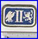 WW 2 US Army 2nd Corps Tanks Green Border Patch Inv# N105