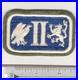 WW 2 US Army 2nd Corps Tanks Green Border Patch Inv# N105