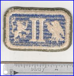 WW 2 US Army 2nd Corps Tanks Green Border Patch Inv# N105