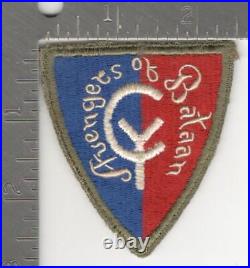 WW 2 US Army 38th Infantry Division Avengers Of Bataan Greenback Patch Inv#K2637