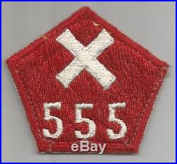 WW 2 US Army 555th Engineer Brigade Patch Inv# A451