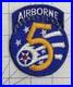 WW 2 US Army 5th Air Force Airborne Jungle Rescue Patch Inv# K2041