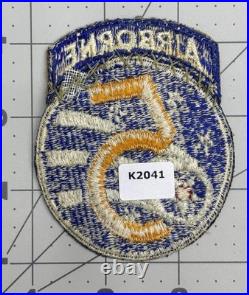 WW 2 US Army 5th Air Force Airborne Jungle Rescue Patch Inv# K2041