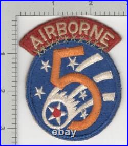 WW 2 US Army 5th Air Force Airborne Jungle Rescue Patch Inv# K4211