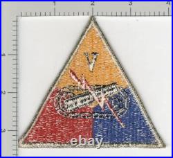 WW 2 US Army 5th Armored Corps Yellow Apex Patch Inv# K1303