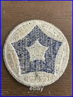 WW 2 US Army 5th Service Command Patch Reversed Colors