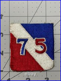 WW 2 US Army 75th Infantry Division No Border Patch Inv# K5655