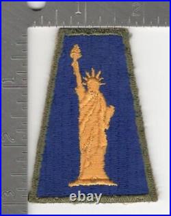 WW 2 US Army 77th Infantry Division OD Border Ribbed Weave Patch Inv# K2600
