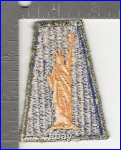 WW 2 US Army 77th Infantry Division OD Border Ribbed Weave Patch Inv# K2600