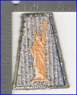 WW 2 US Army 77th Infantry Division OD Border Ribbed Weave Patch Inv# K2600