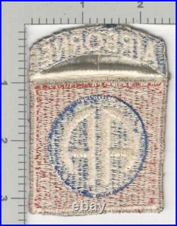 WW 2 US Army 82nd Airborne Division Green Insert Patch Inv# K4388