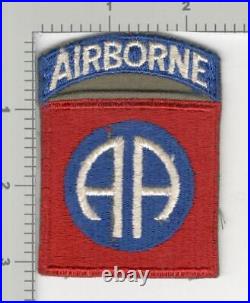 WW 2 US Army 82nd Airborne Division Greenback Khaki Insert Patch Inv# K2807