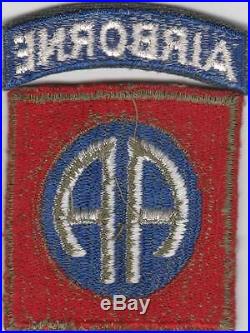 WW 2 US Army 82nd Airborne Division Greenback Patch and Tab Inv# JQ502