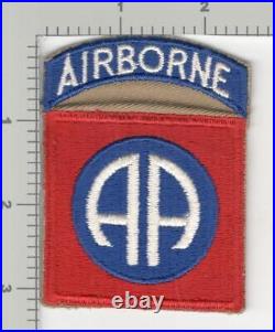 WW 2 US Army 82nd Airborne Division Khaki Insert Patch Inv# K2805
