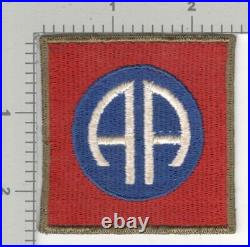 WW 2 US Army 82nd Airborne Division OD Border Patch Inv# K4335