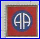 WW 2 US Army 82nd Airborne Division OD Border Patch Inv# K4335