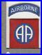 WW 2 US Army 82nd Airborne Greenback Patch & Tab Inv# N1944