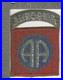 WW 2 US Army 82nd Airborne Greenback Patch with Attached Tab Inv# K0900