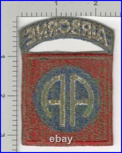 WW 2 US Army 82nd Airborne Greenback Patch with Attached Tab Inv# K4530