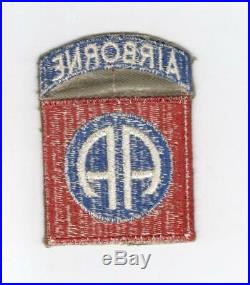 WW 2 US Army 82nd Airborne Patch Attached Tab Inv# C891