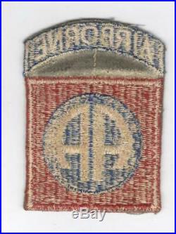 WW 2 US Army 82nd Airborne Patch Attached Tab Inv# V618